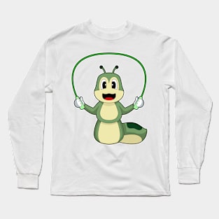 Caterpillar Skipping rope Jump rope Long Sleeve T-Shirt